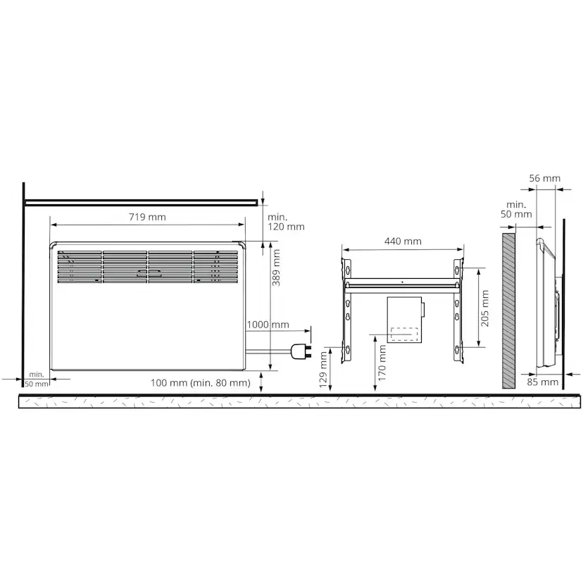 ELRADIATOR BETA 750W/230V BT Beta-EP 750W/230V