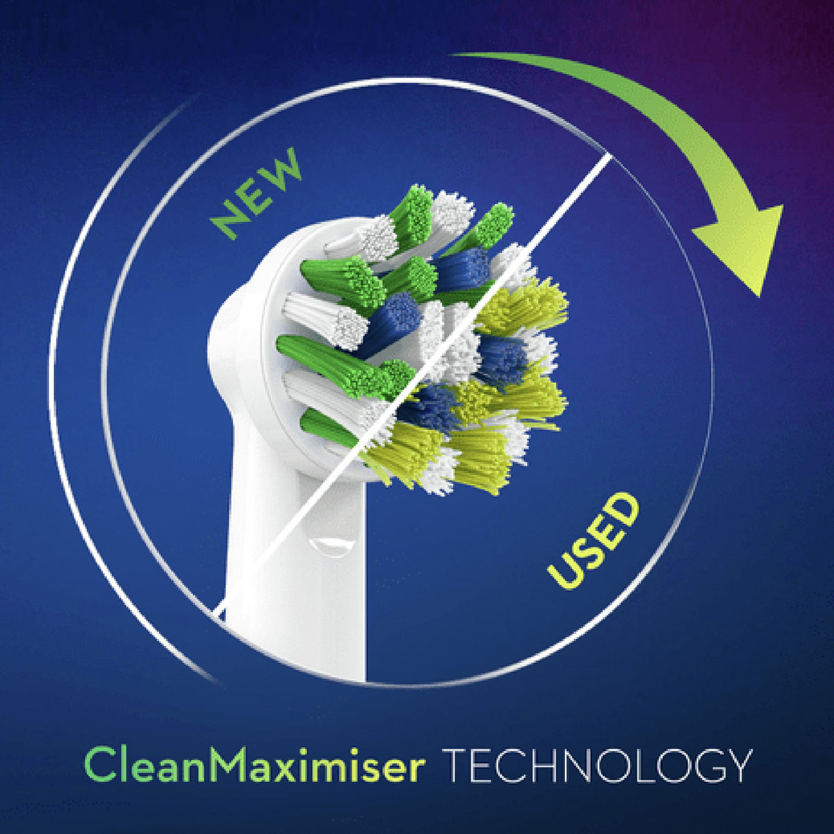 Borsthuvud Oral-B CrossAction 4 st