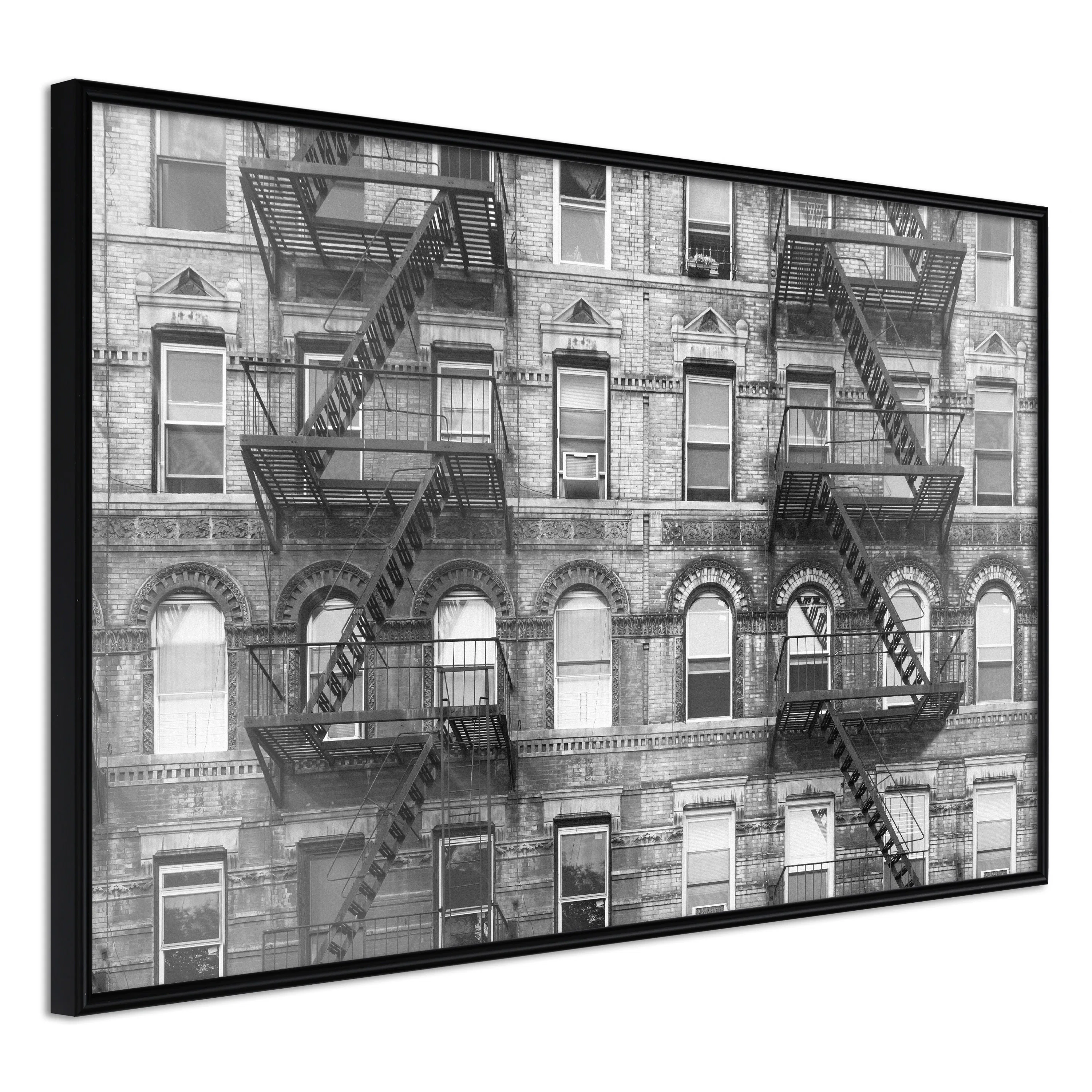 Poster Artgeist Affisch Brick Apartment