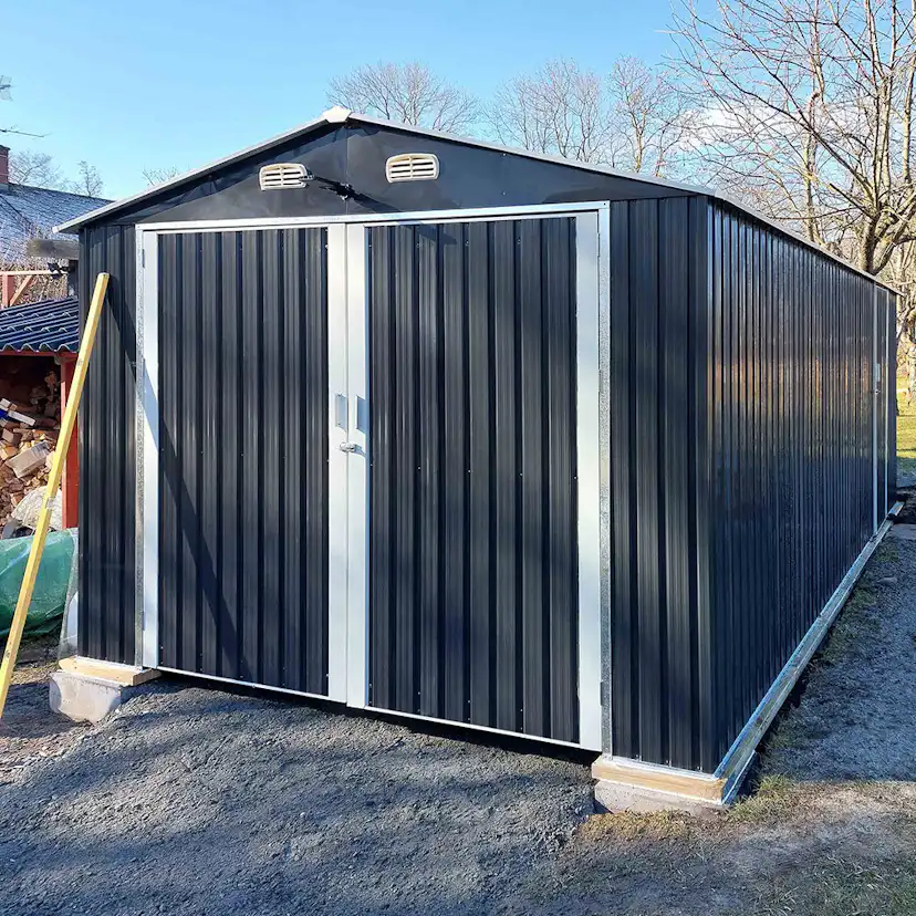 Garage Metalcraft 18m² Antracit/Vit
