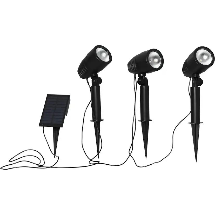 Solcells-Spotlight Star Trading Powerspot x 3