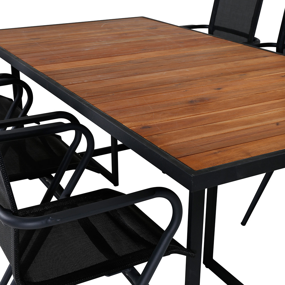 Matgrupp Venture Home King med 6 Anve Matstolar