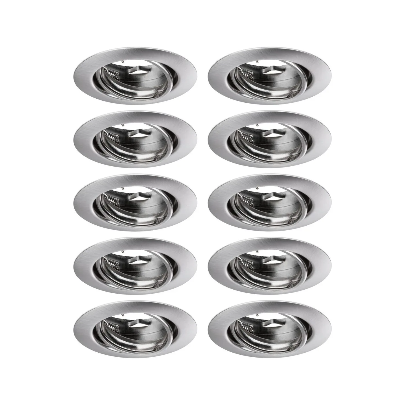 Downlight Paulmann Base för GU10 Borstat järn