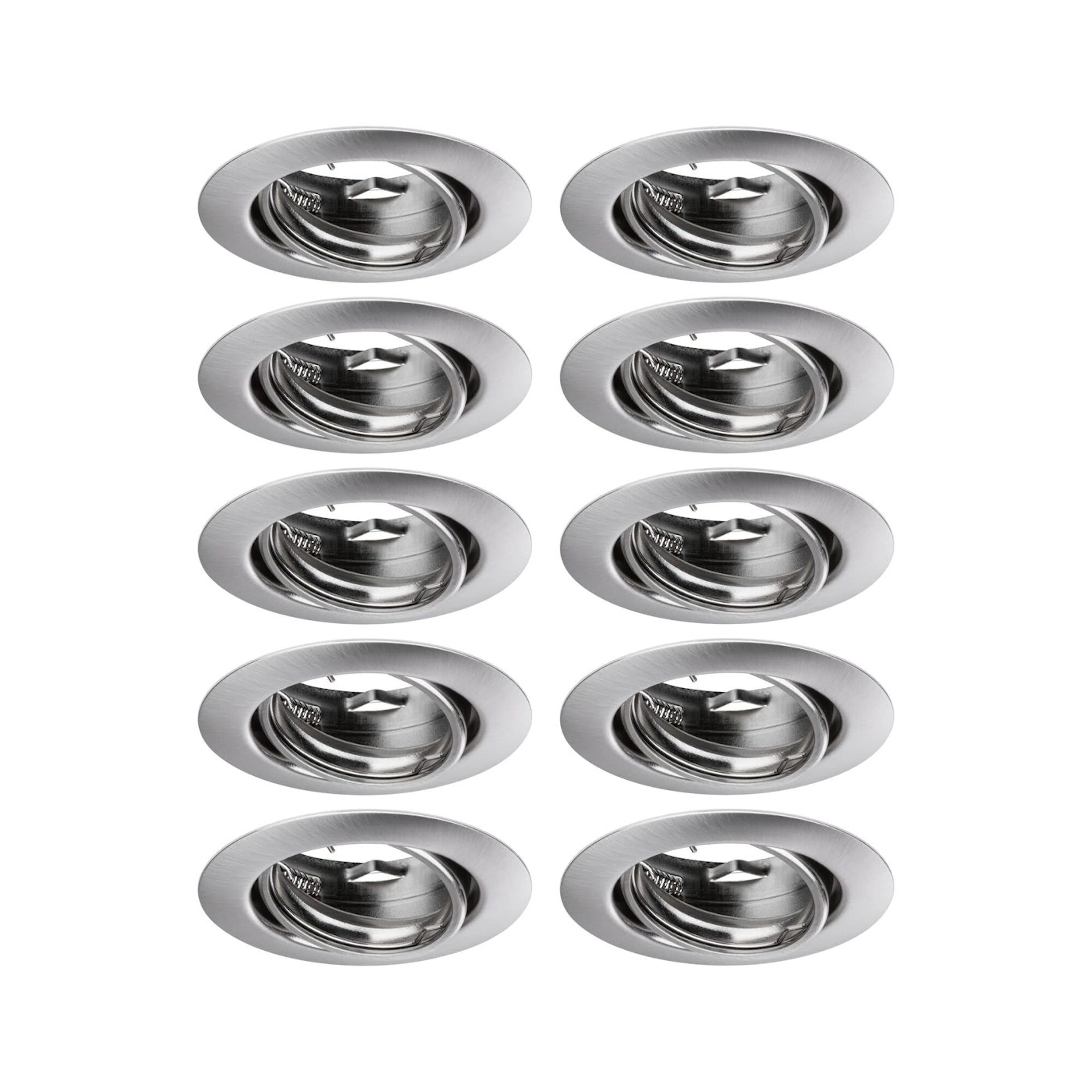 Downlight Paulmann Base för GU10 Borstat järn