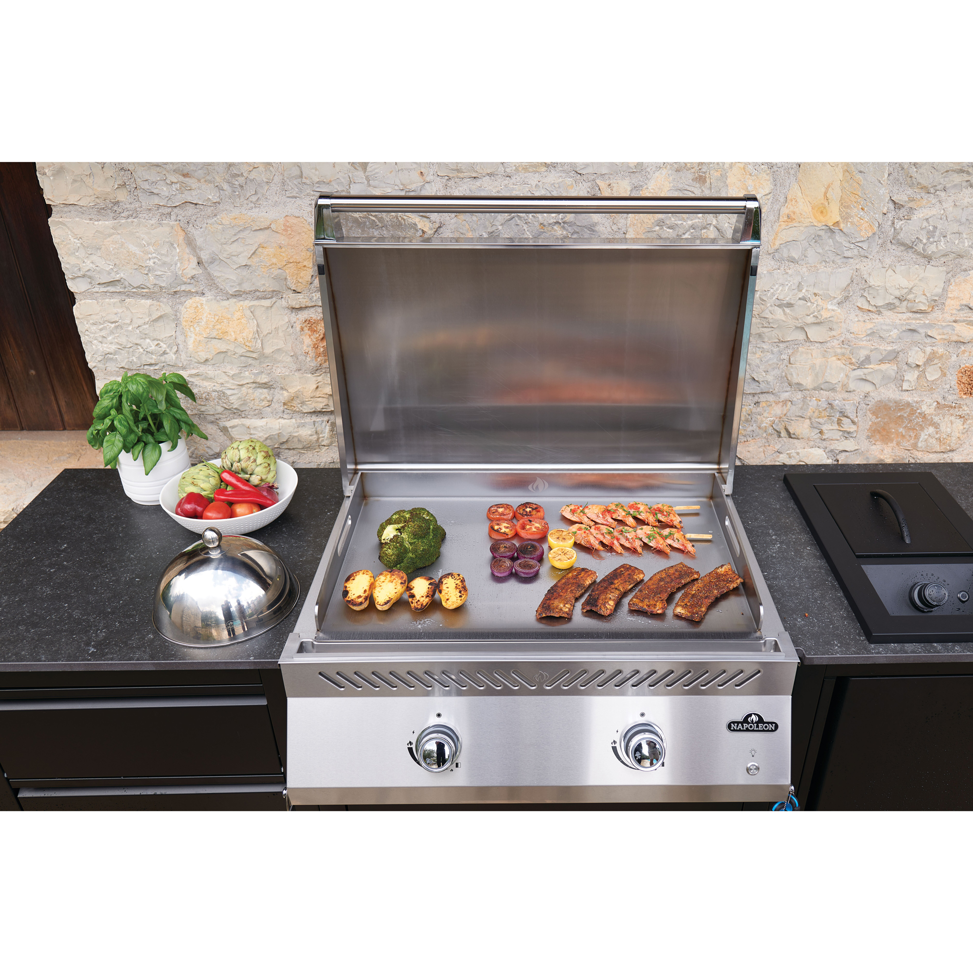 Gasolgrill Napoleon BIG32FTP Planchan