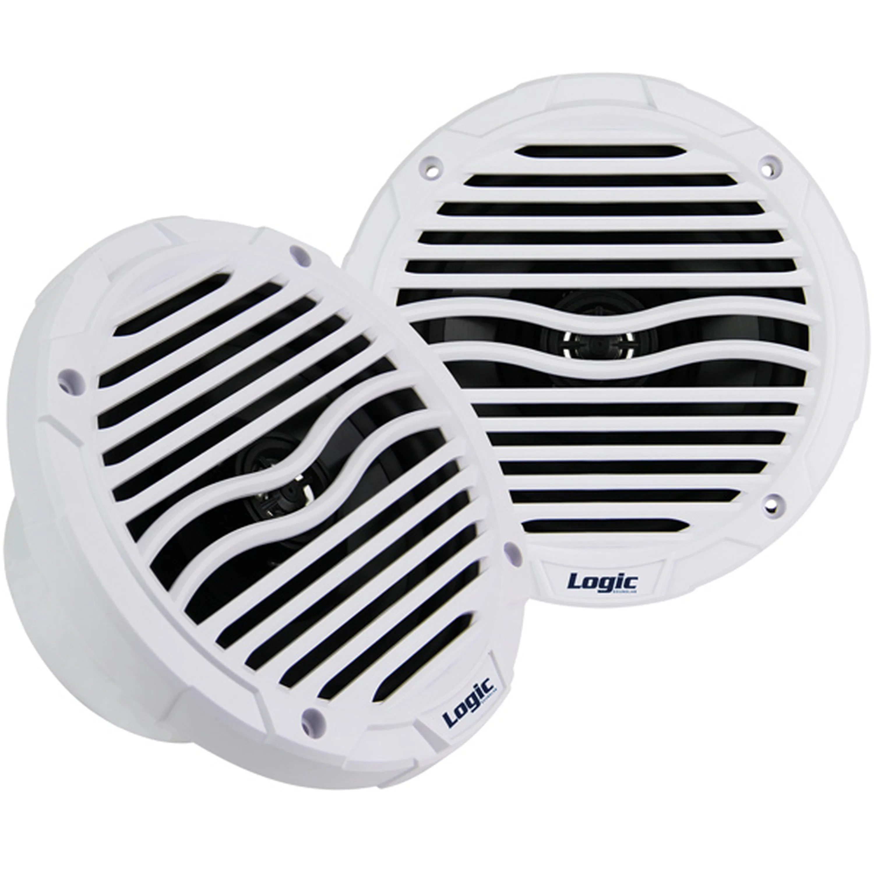 Marinhögtalare Logic SoundLab Högtalarset 8" Vit 2 st