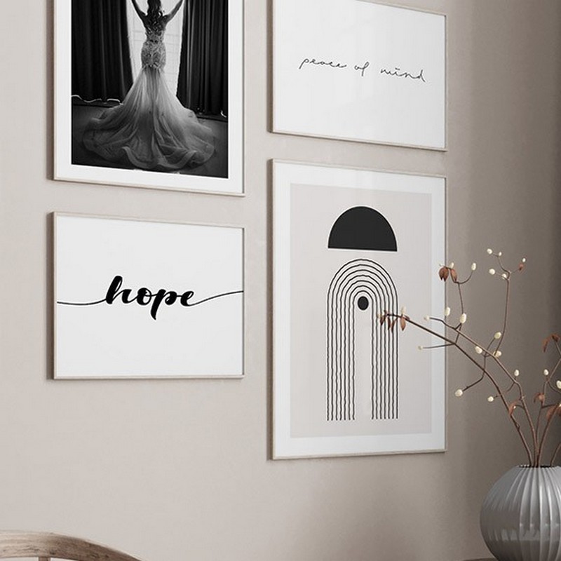 Poster Gallerix Flow Shapes No2
