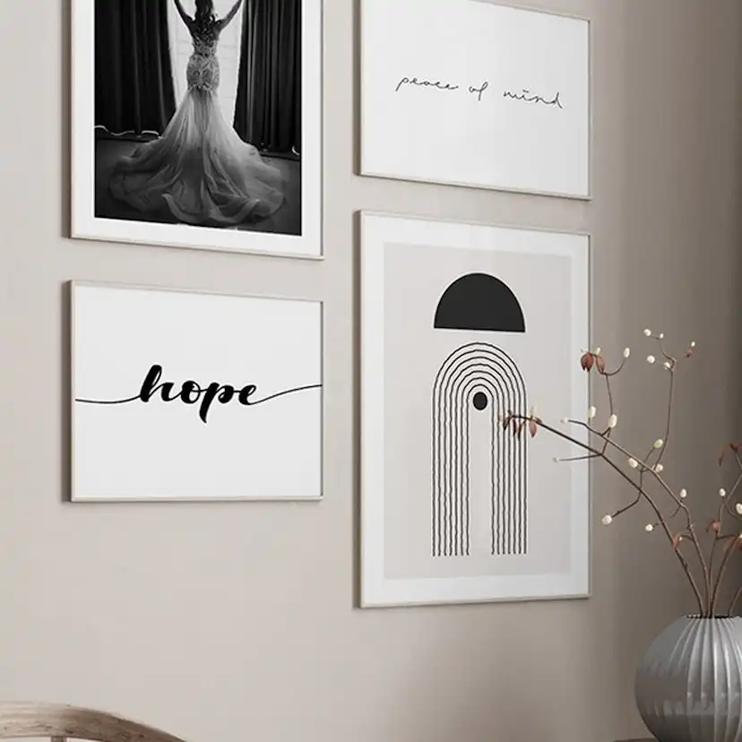 Poster Gallerix Flow Shapes No2