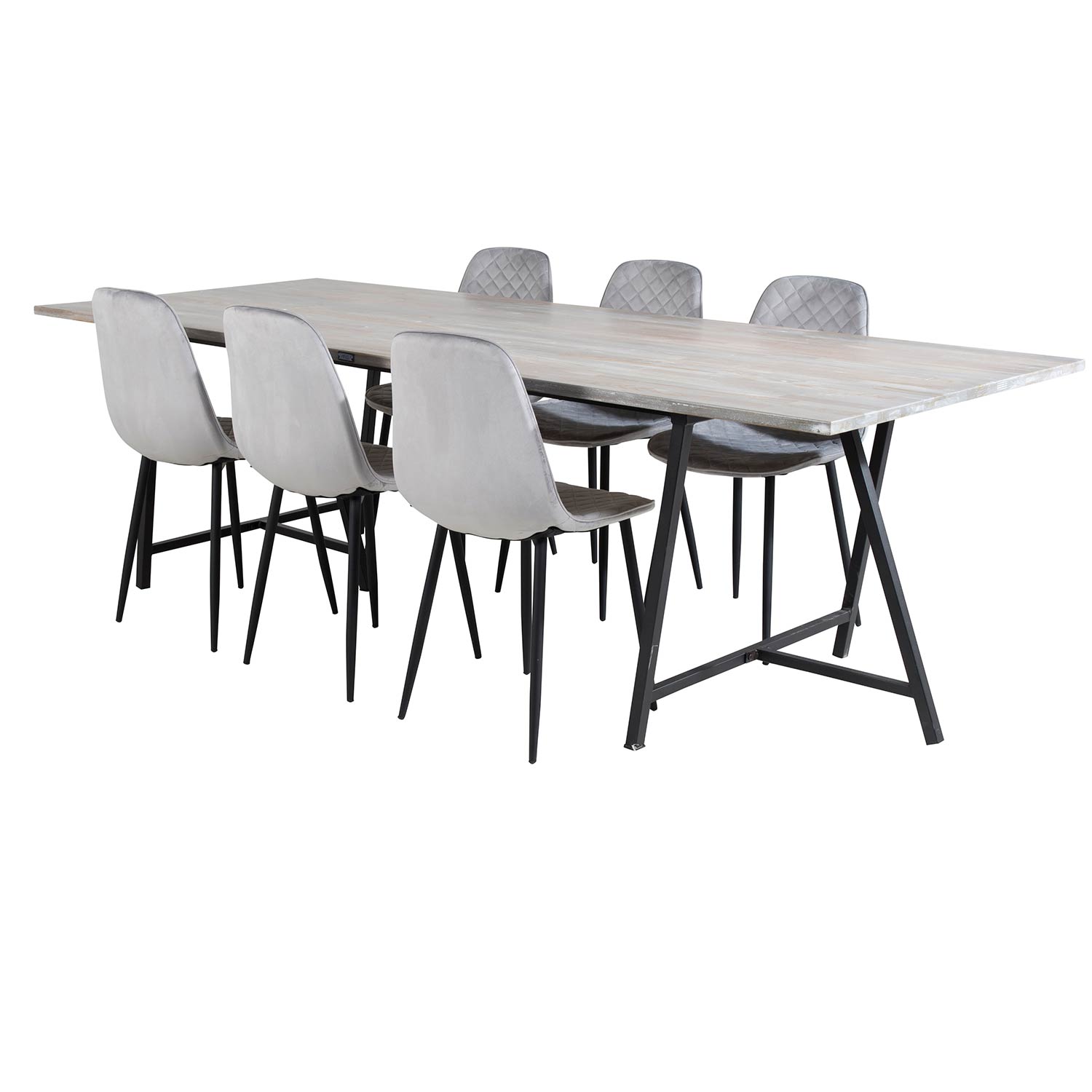 Matgrupp Venture Home Jenni med 6 Phoi Stolar