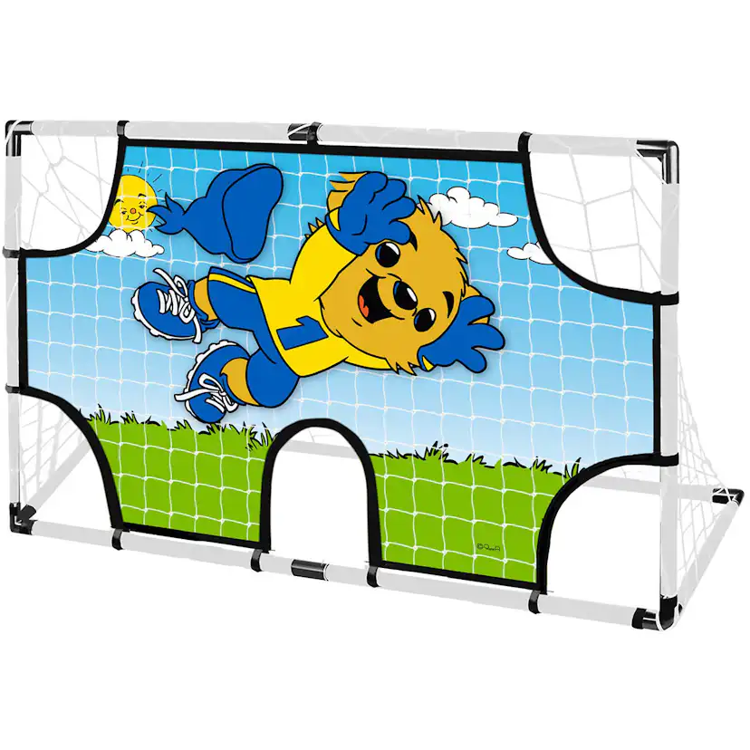 Fotbollsmål SportMe Med Skottduk Bamse