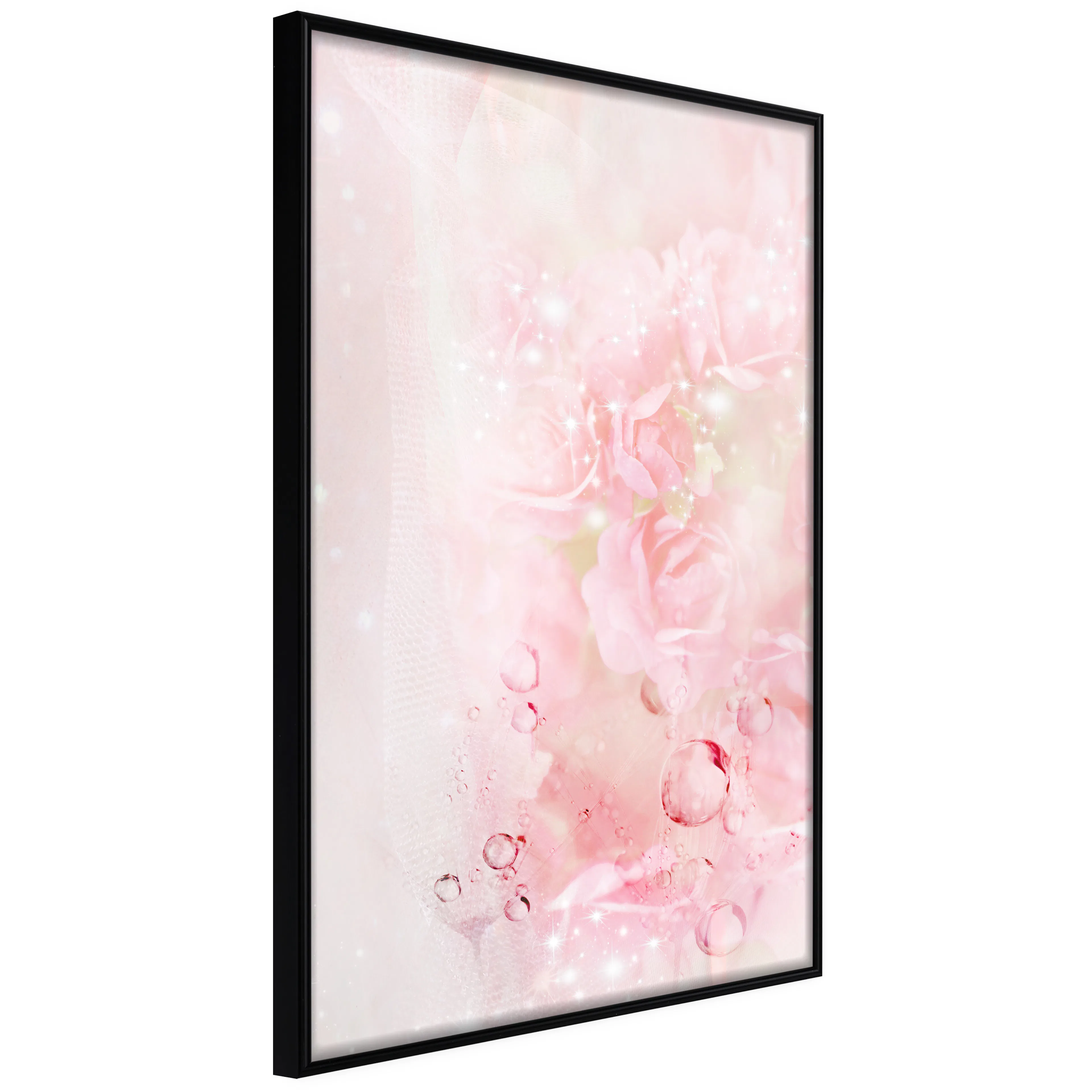 Affisch - Pink Nature [Poster] 20x30 Svart ram, 20x30 cm
