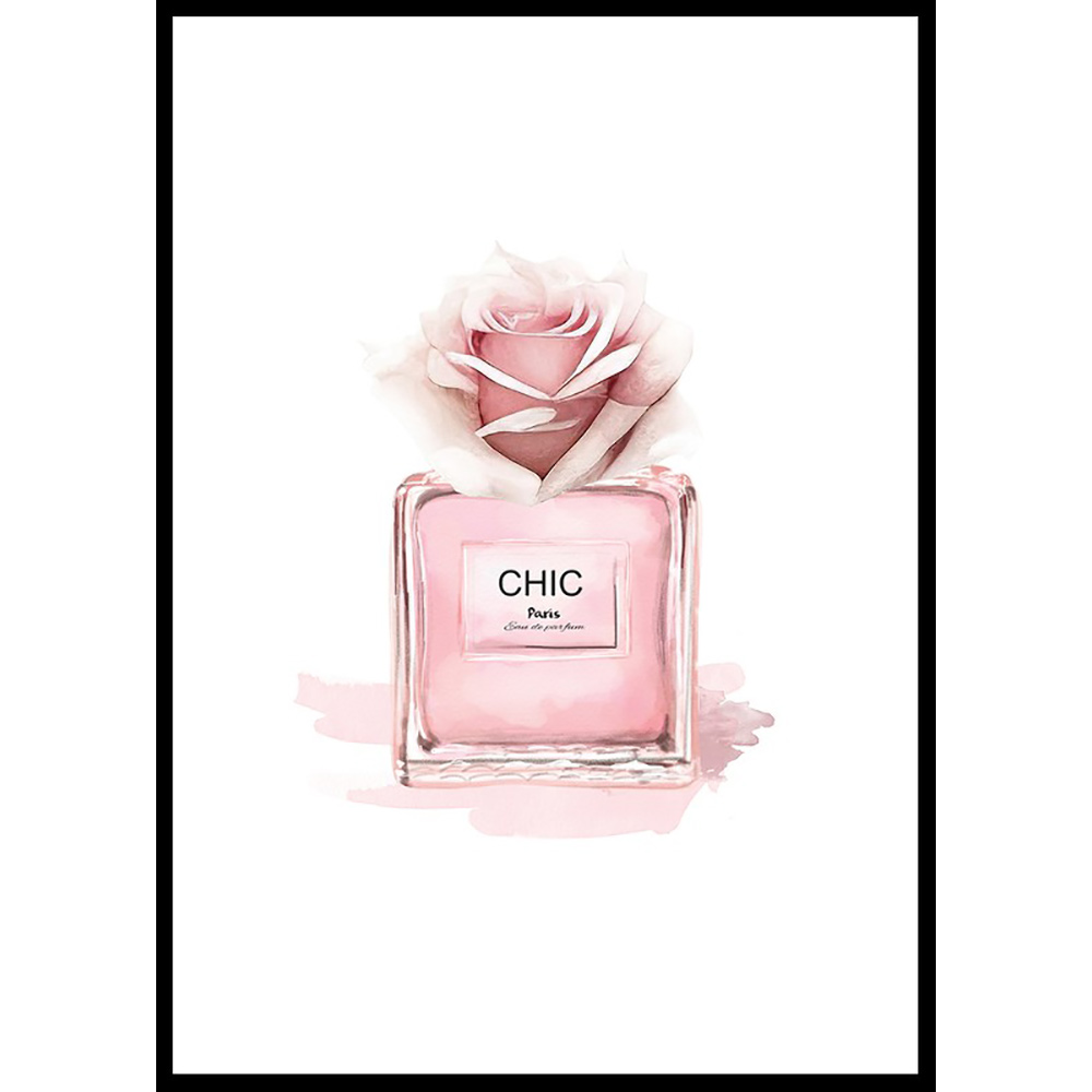 Poster Gallerix Chic Parfume Pink Rose