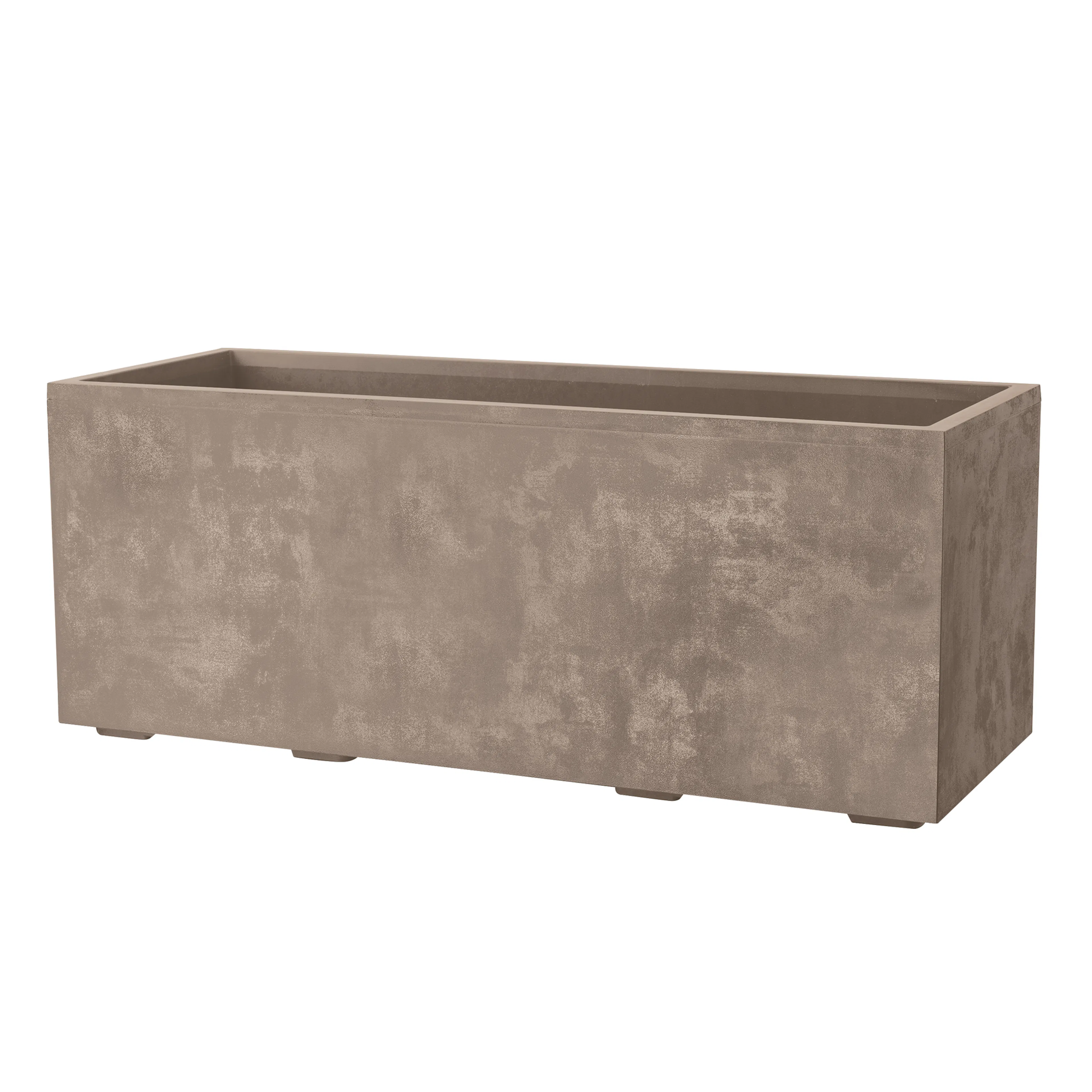 Kruka Deroma Millennium Sanstone Rektangulär Med Hjul 99 x 38 x 39 cm