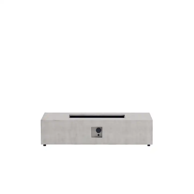Kea Fire Pit Rectangular 137x69x31 cm - Grey Grey