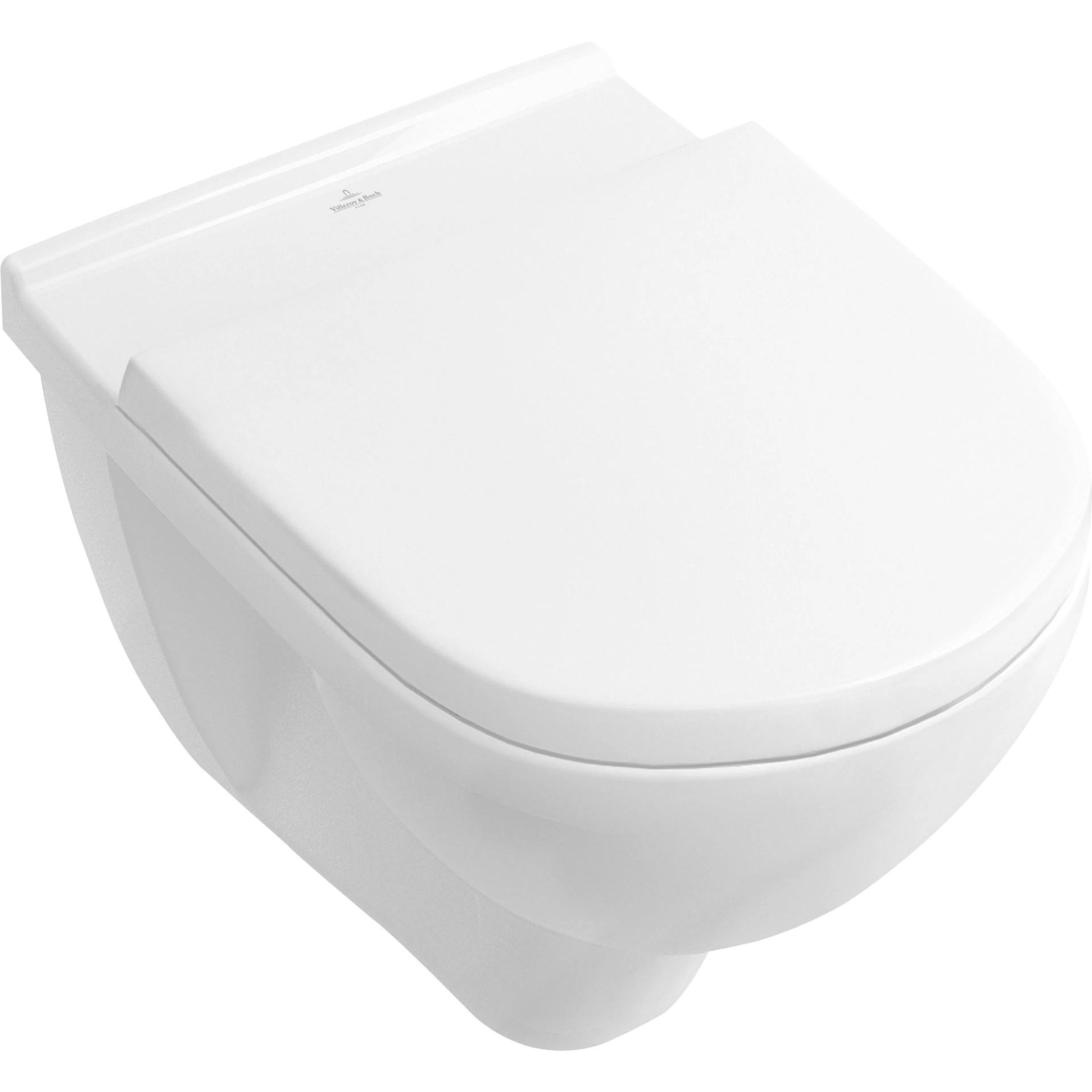 Vägghängd toalett Villeroy & Boch O.novo 5660R001 Vit Alpin, utan Ceramic Plus utan Toalettsits, utan spolkant