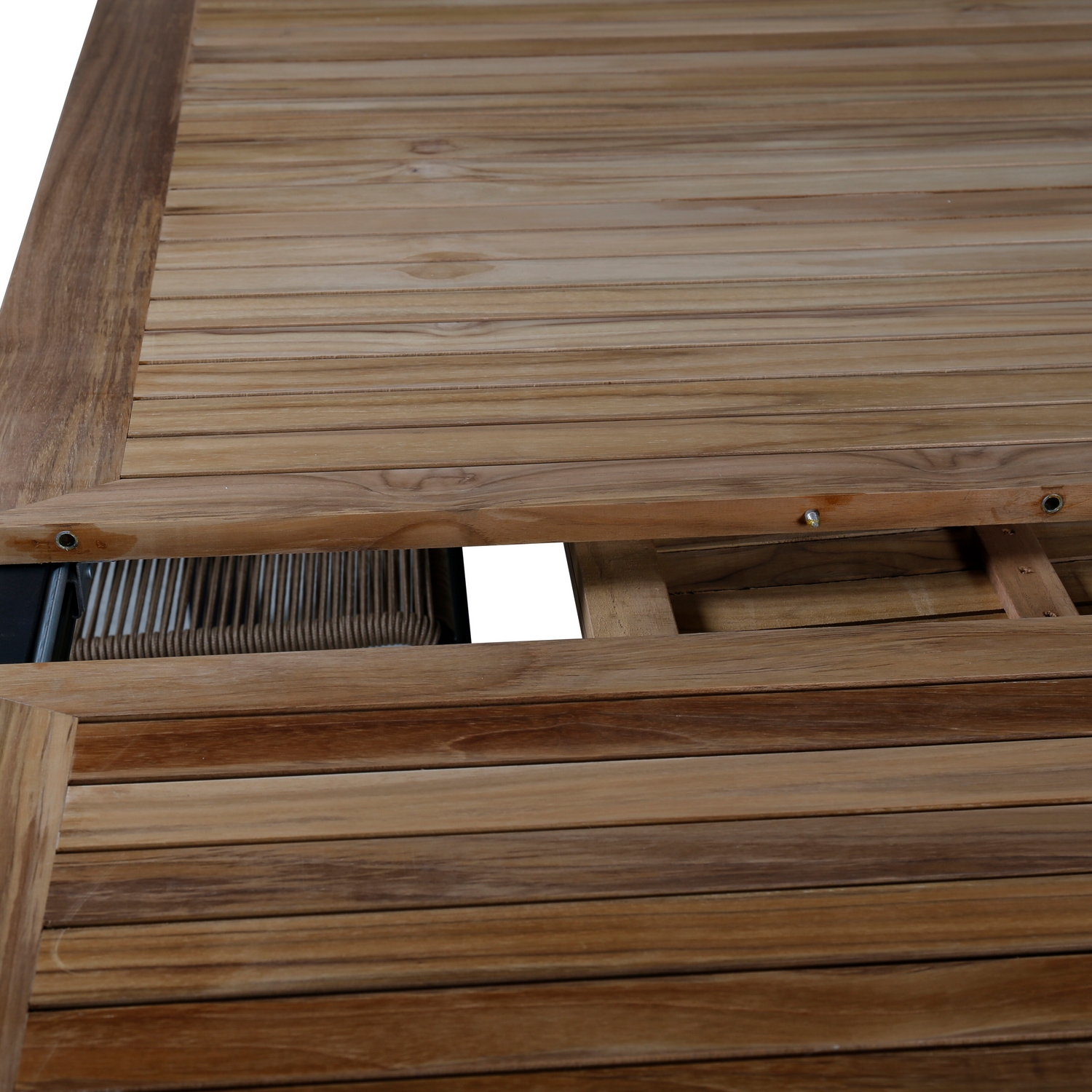 Panama - Table - 224/324*100 - svart Alu/Teak Svart/Teak
