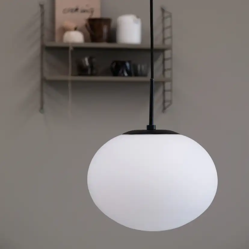 Taklampa Dyberg Larsen Princess Pendel Opal/Svart