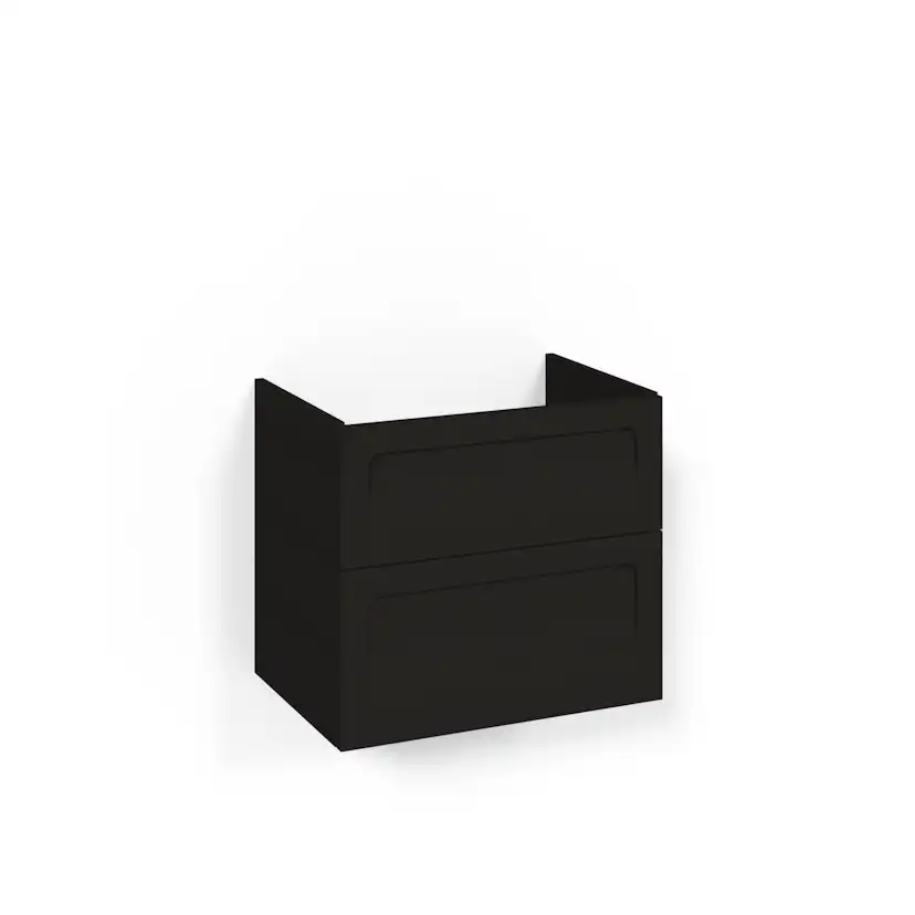 Crown Udel 60x45 Sv.Ek 2L Sha Bredd: 600, Svart Ek