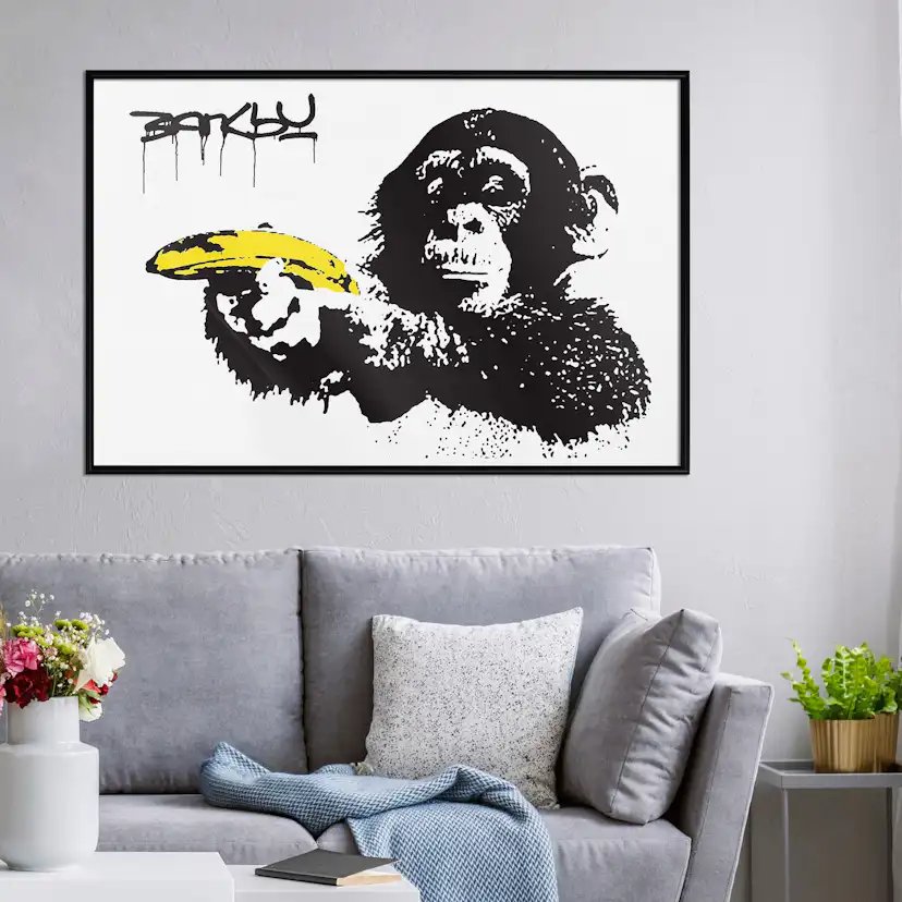 Poster Artgeist Affisch Banana Gun