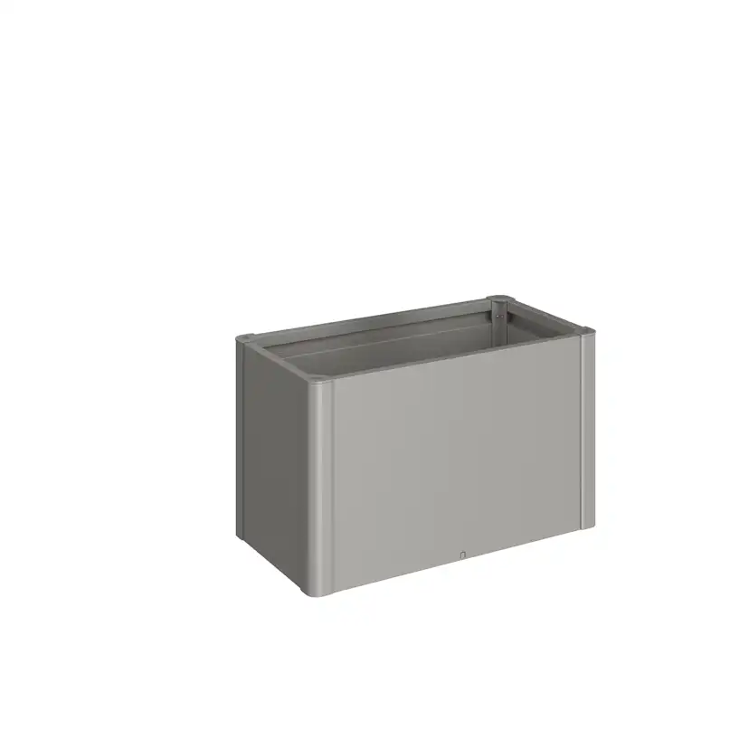 Planteringsbädd Belvedere MIDI storlek 100 metallic kvarts-g Kvartsgrå