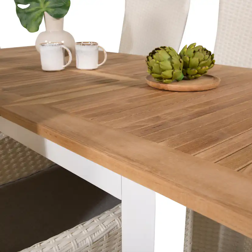 Matgrupp Venture Home Perla 152/210 med 6 Pishi Matstolar
