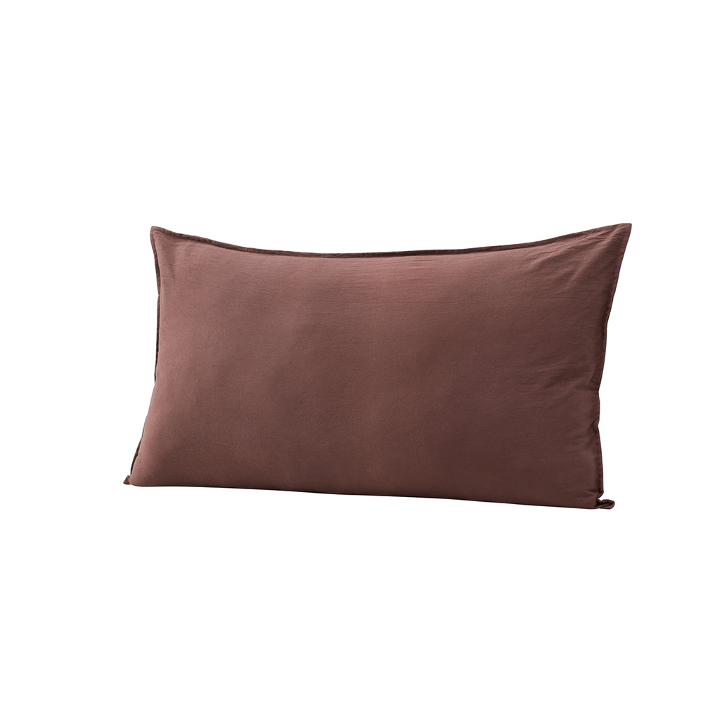 Ronja Cushion Cover Washed Cotton - Brown / Brun