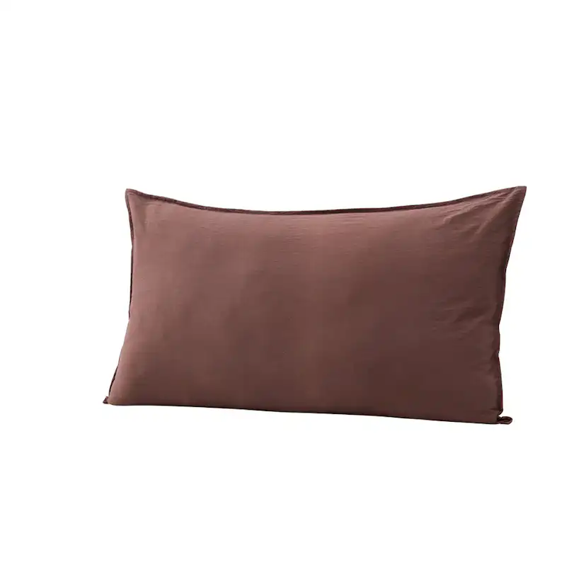 Ronja Cushion Cover Washed Cotton - Brown / Brun