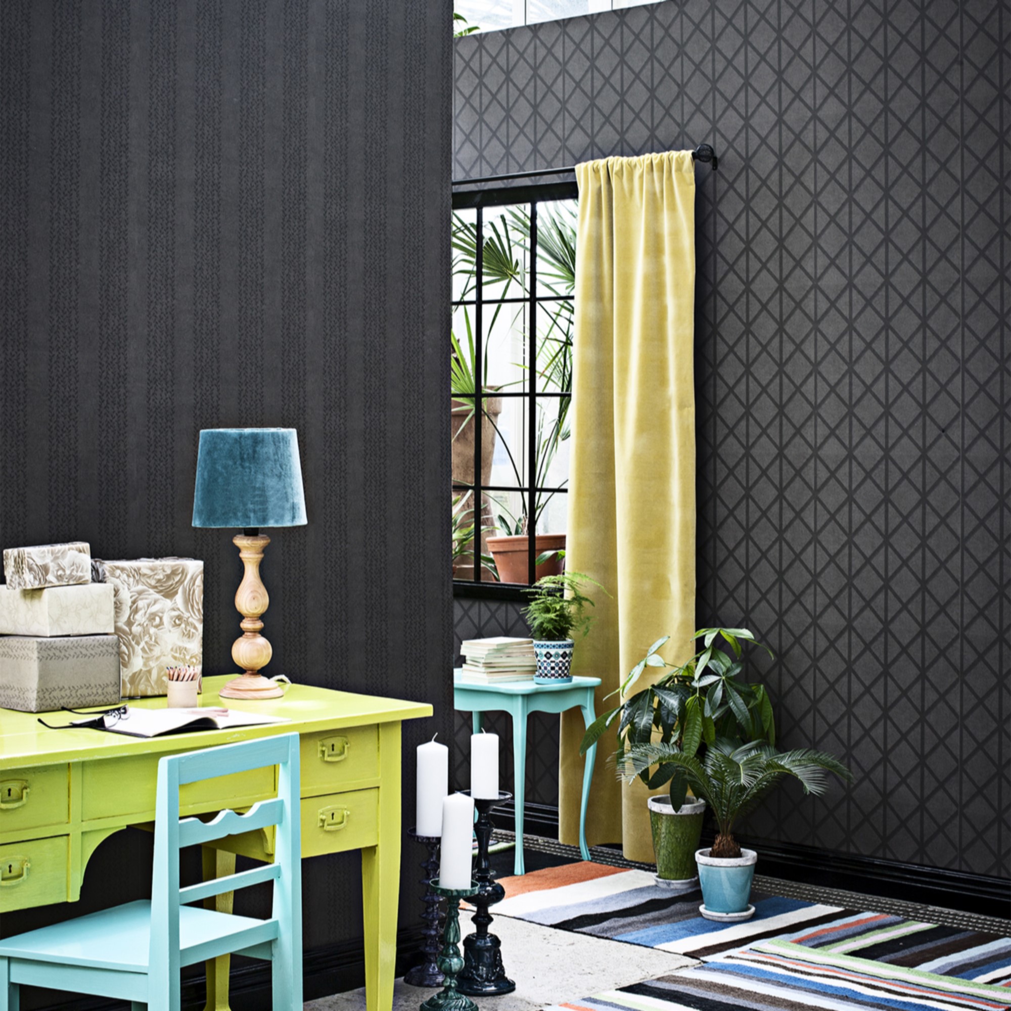 Tapet Decor Maison Eden Trellis Brun