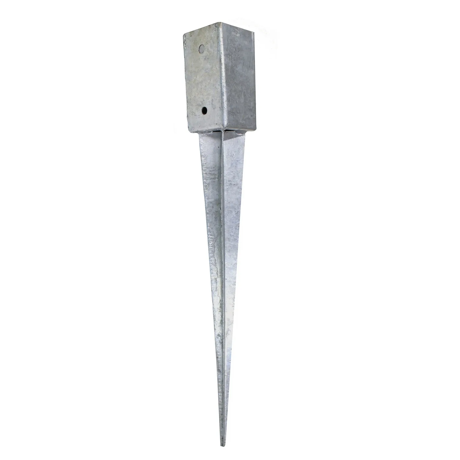 Post leg with pile 70x70 hot dip 70x70 mm