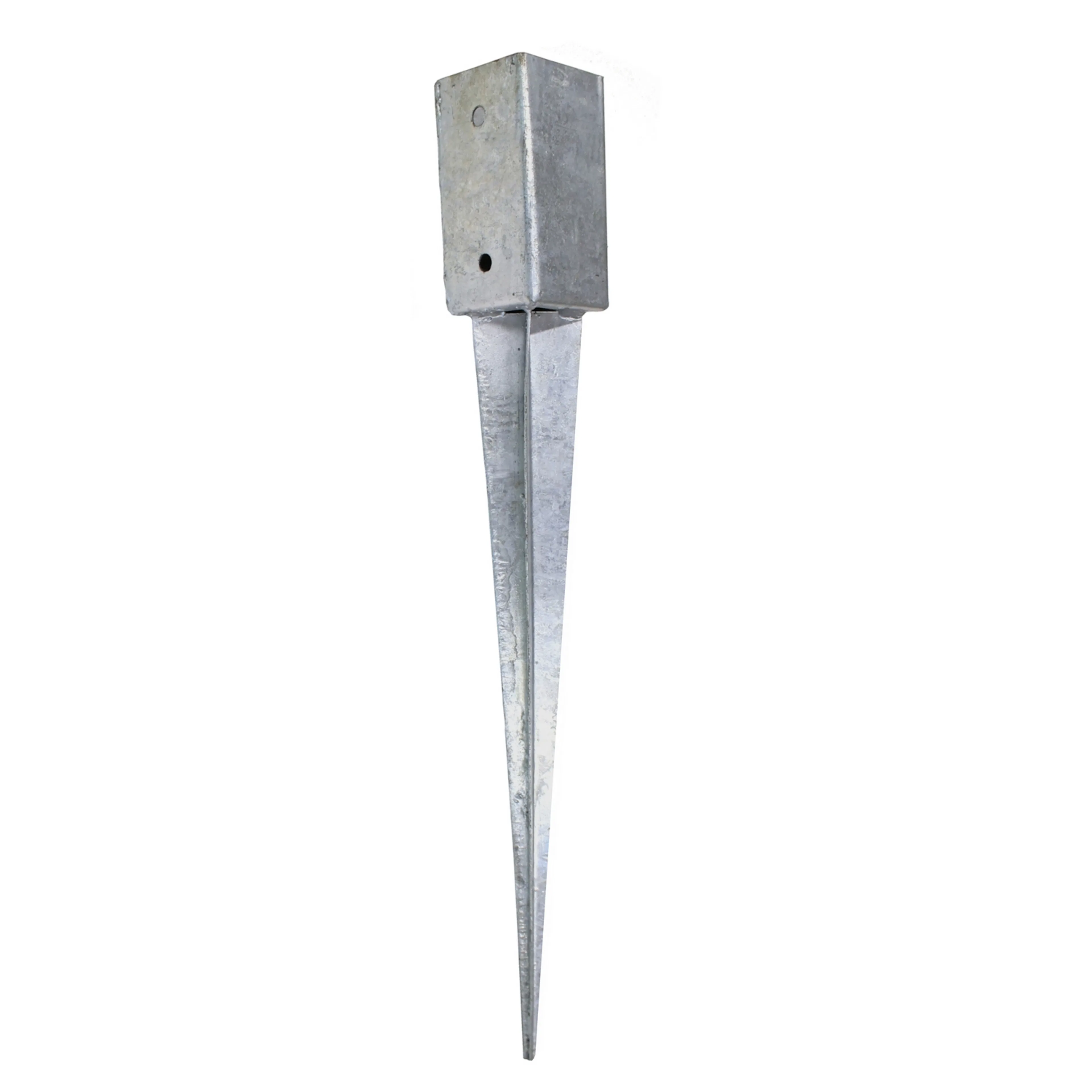 Post leg with pile 70x70 hot dip 70x70 mm