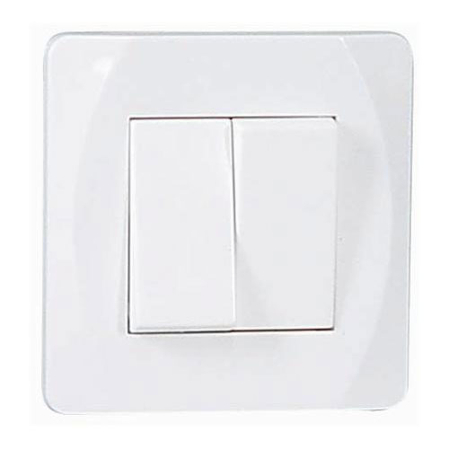 Strömbrytare Malmbergs Nova Infälld Kron Vit