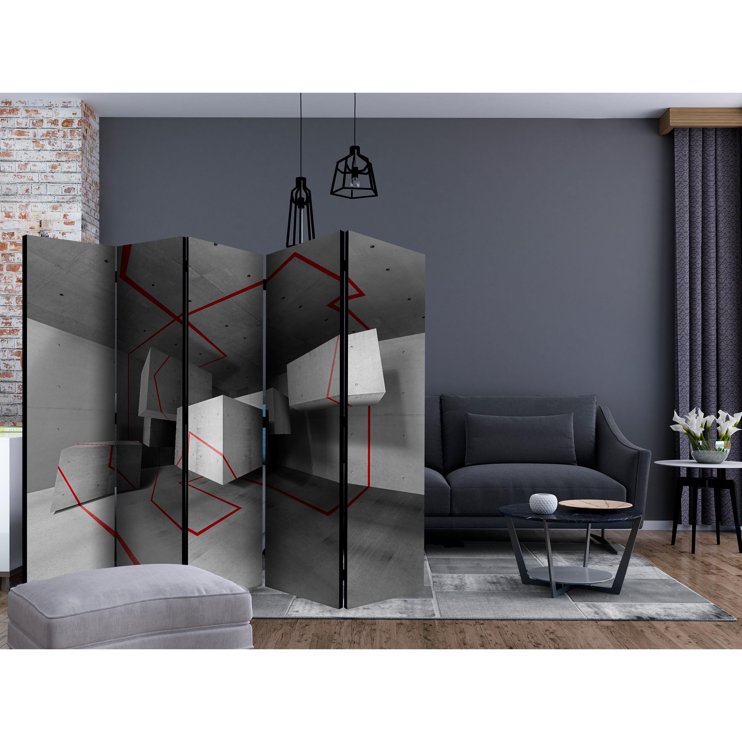 Rumsavdelare Skärmvägg Arkiio Red Trail II 225x172 cm