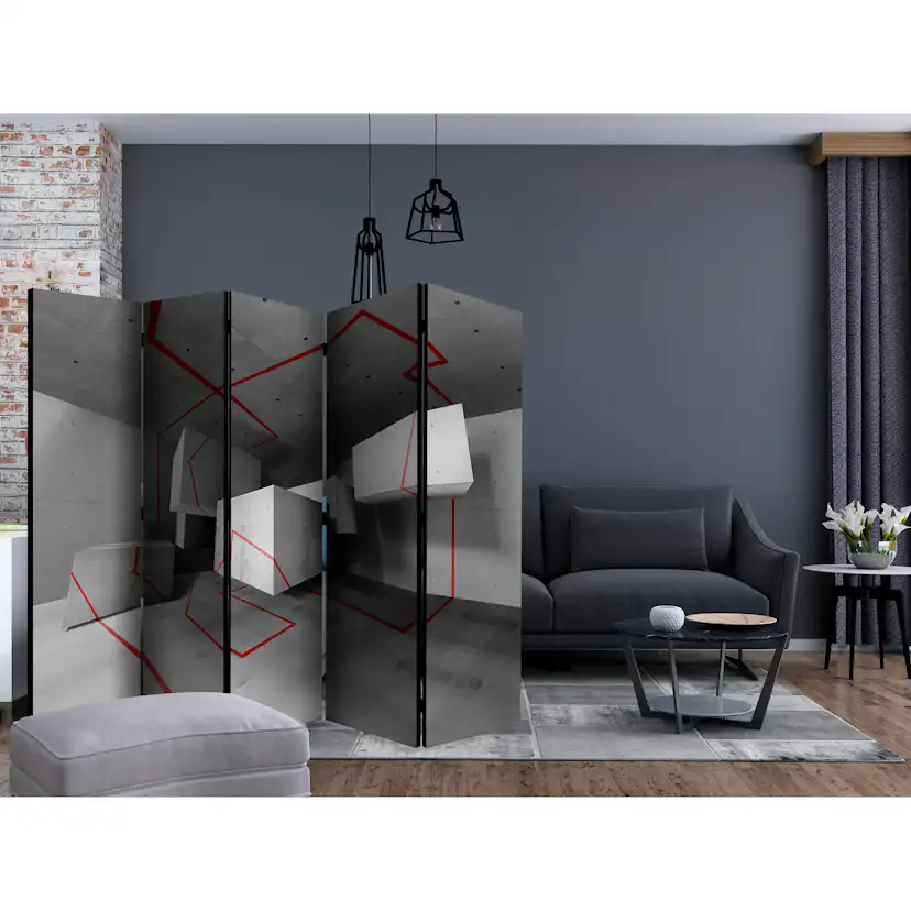 Rumsavdelare Skärmvägg Arkiio Red Trail II 225x172 cm