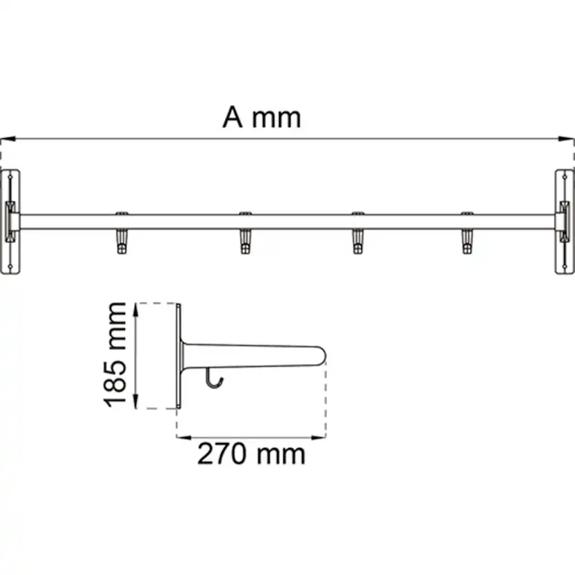 Hatthylla Habo Elegant 80 cm