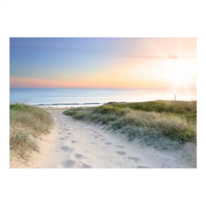 Fototapet Arkiio Självhäftande Morning Walk On The Beach