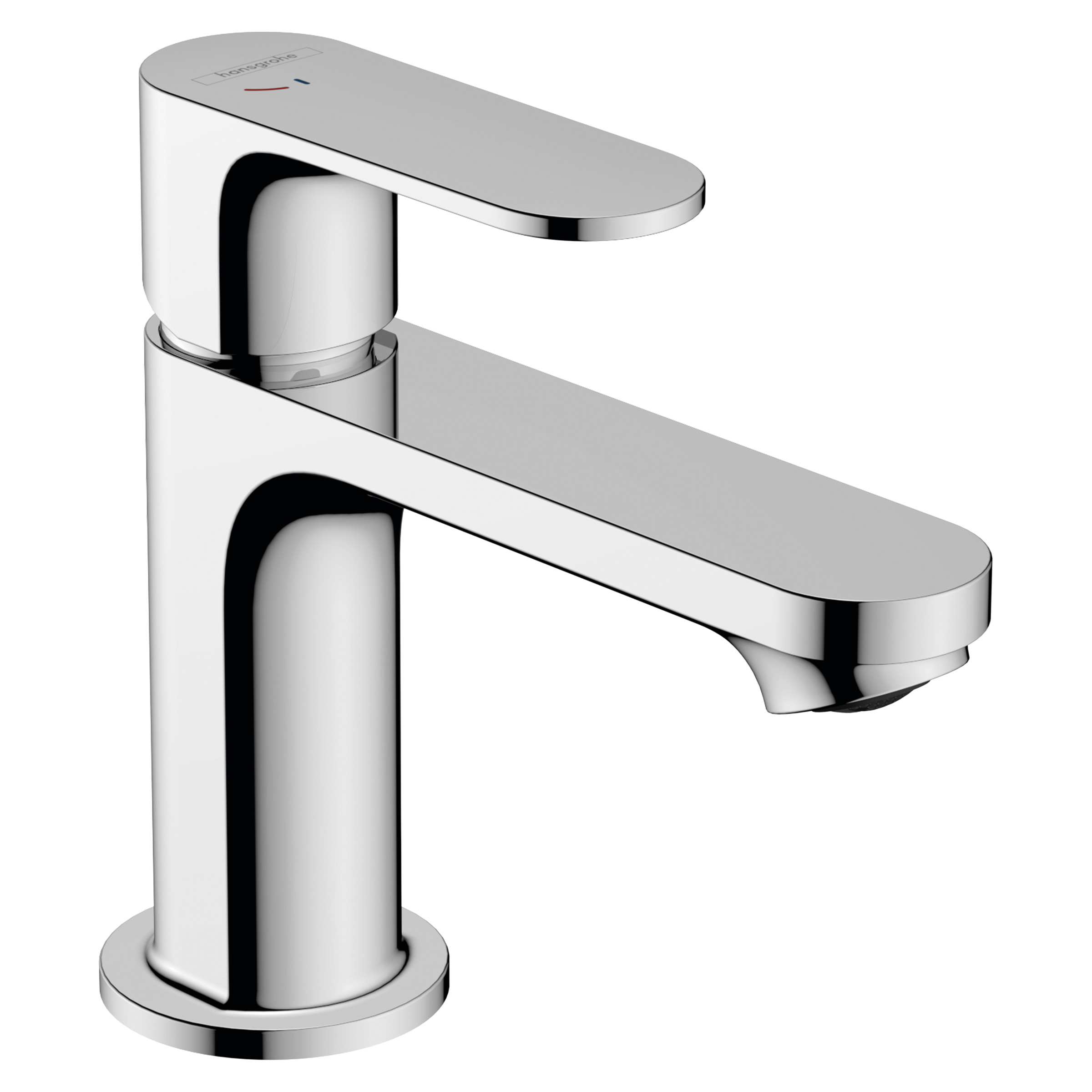 Tvättställsblandare Hansgrohe Rebris S 1-grepps 80 CoolStart utan Bottenventil