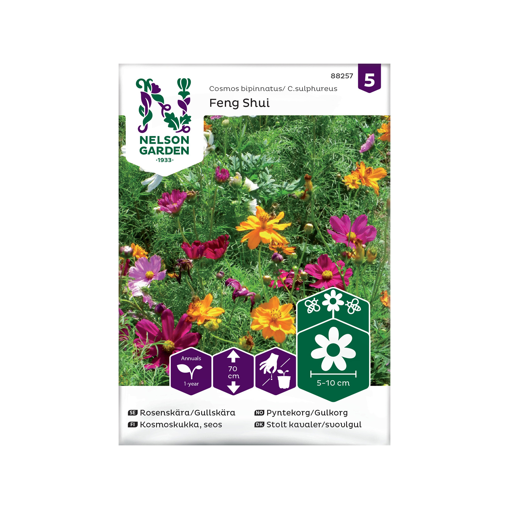 Frö Rosenskära/Gullskära Nelson Garden Feng Shui