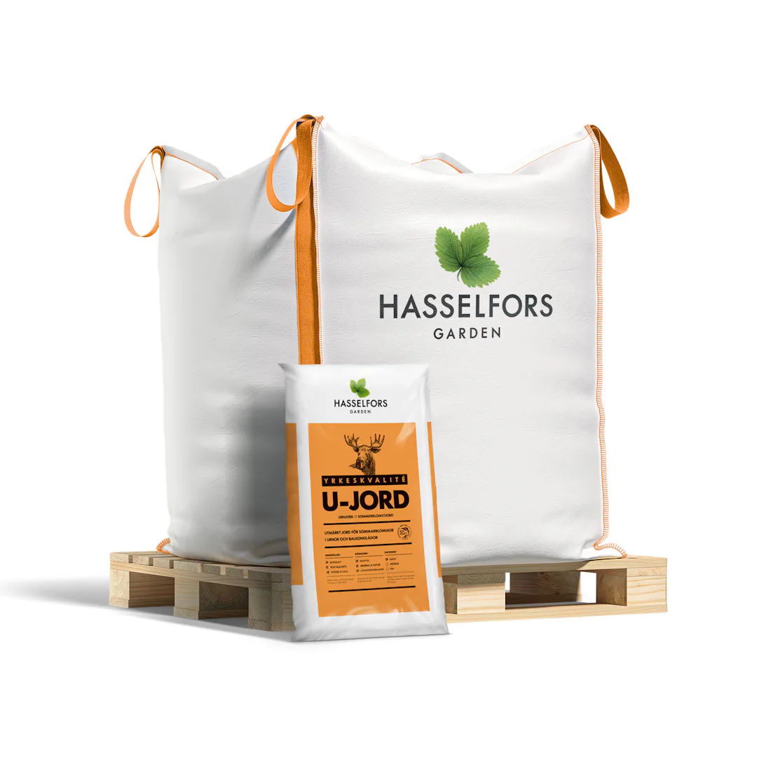 U-jord Hasselfors Garden Planteringsjord Storsäck 1500L