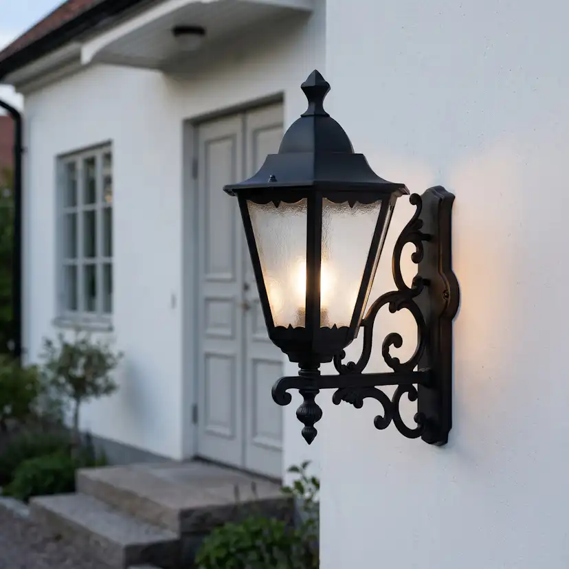 Vägglampa Utomhus Vesani Buckingham Gammaldags IP44
