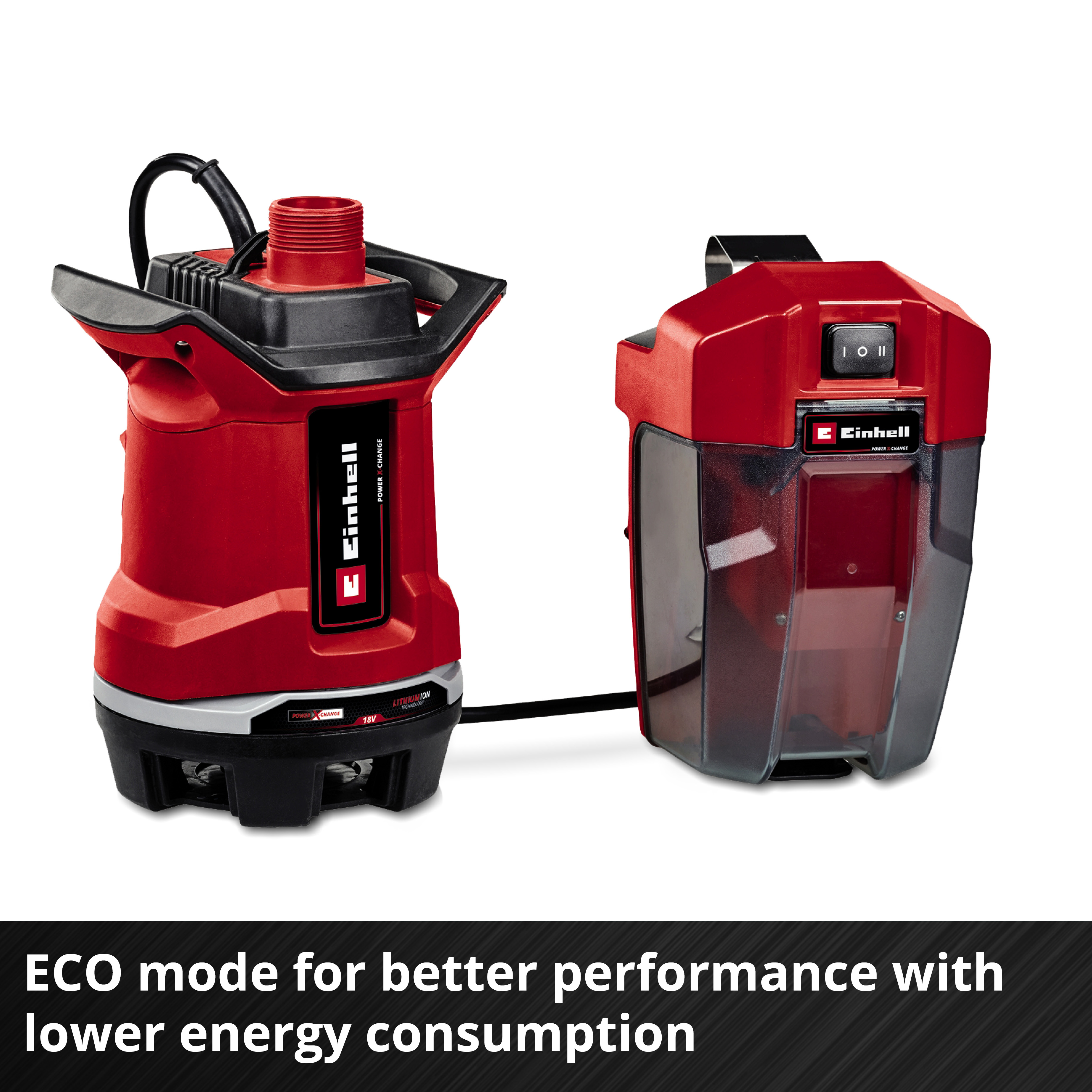 Vattenpump Einhell GE-DP 18/25 Li Utan Batteri & Laddare