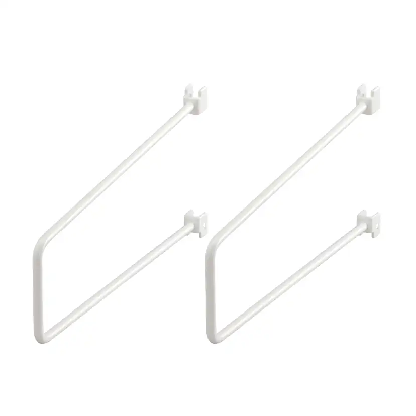 Bokstöd Elfa Sparring för Skena 250 mm 2-pack