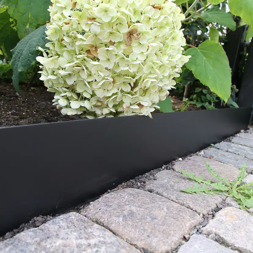 Planteringskant Flexigarden Svart 120 mm Rak