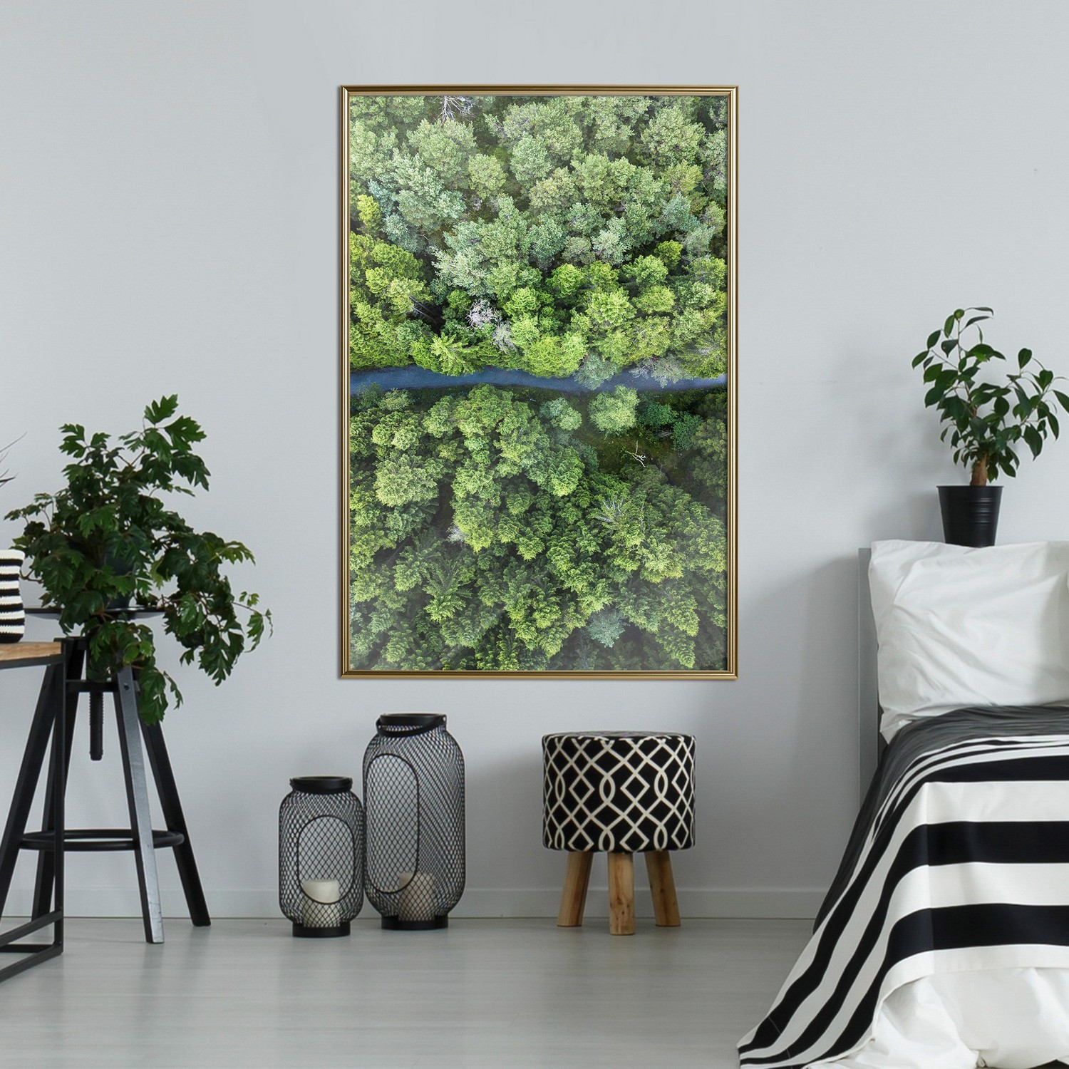 Poster Artgeist Affisch Road Through Forest