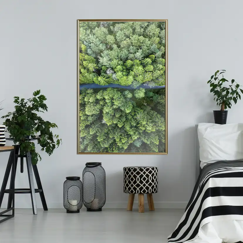Poster Artgeist Affisch Road Through Forest