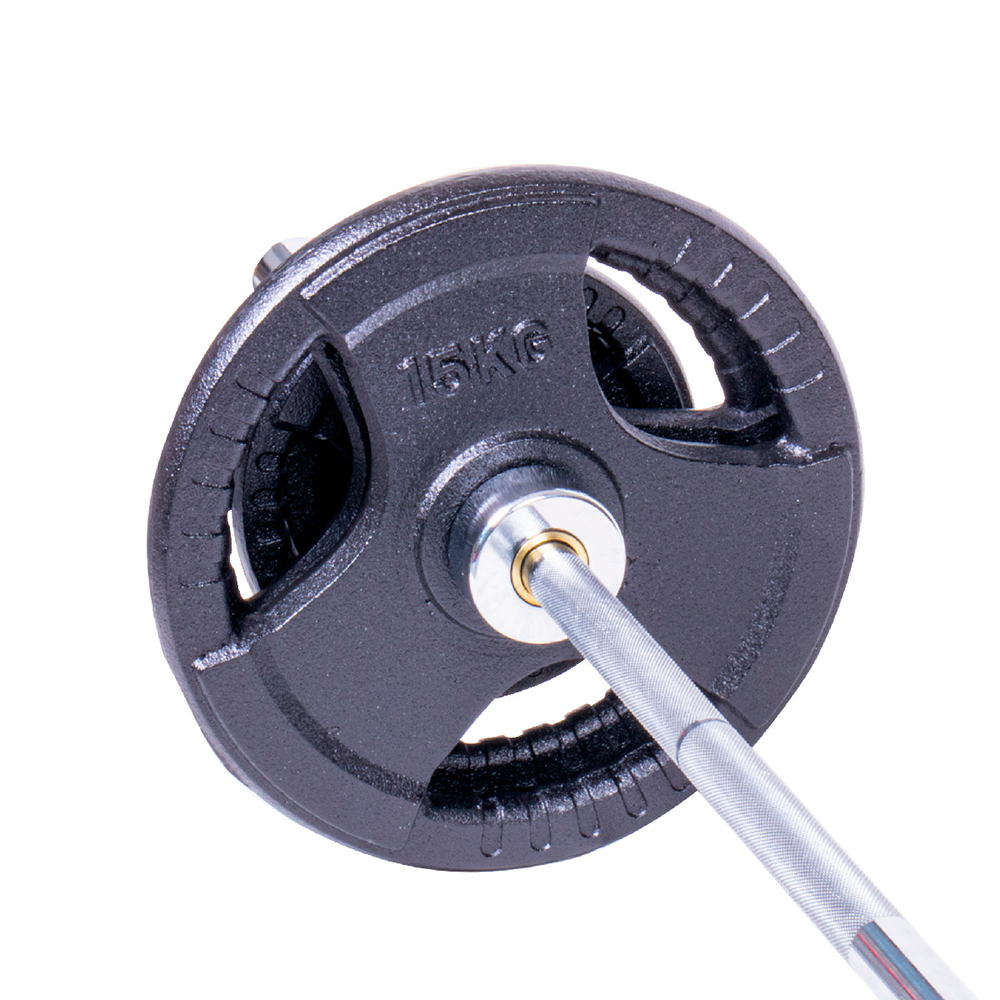 Skivstångsset Fitn Shape Olympia 85 kg