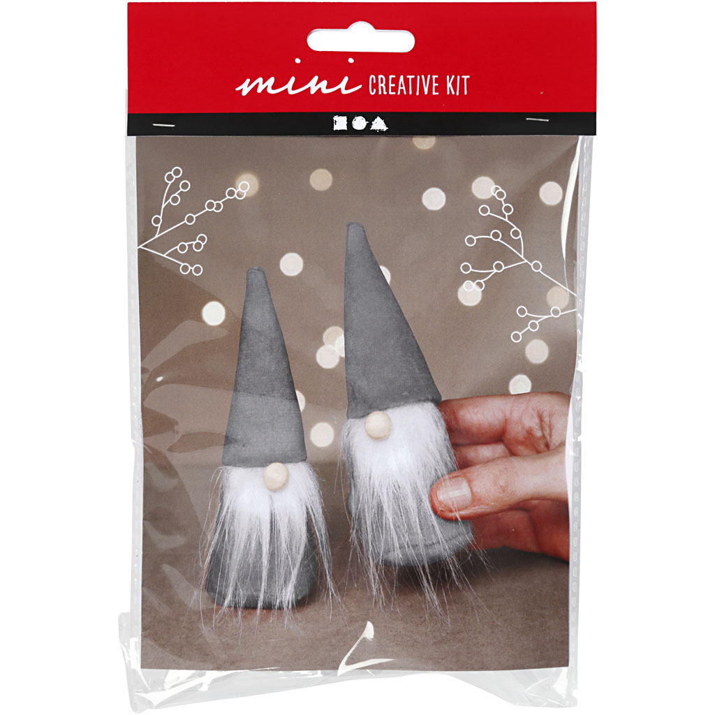 Materialset Creativ Company Kreativt Minikit Grå 2 St/ 0 Set