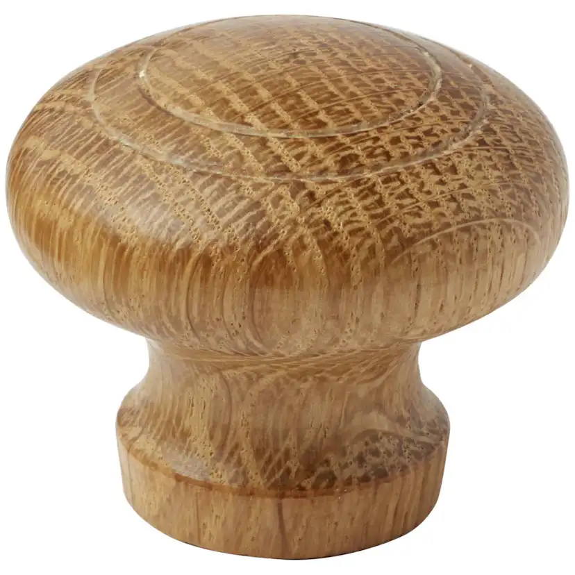 KNOPP HELGE TRÄ EK Ø45MM Ek