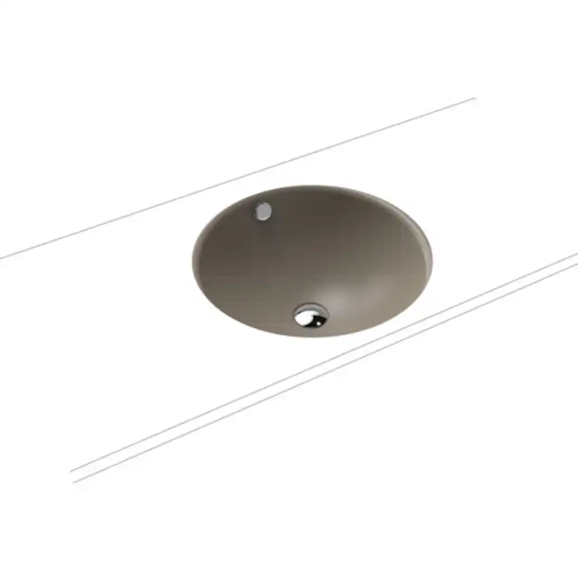 Tvättställ Underlimmad Classic Färg: Warm Grey 60, Bredd: Ø420 mm