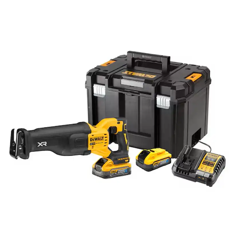 Tigersåg DeWalt DCS386H2T-QW 18V XR Fv Ps 2x5 Ah Tstak