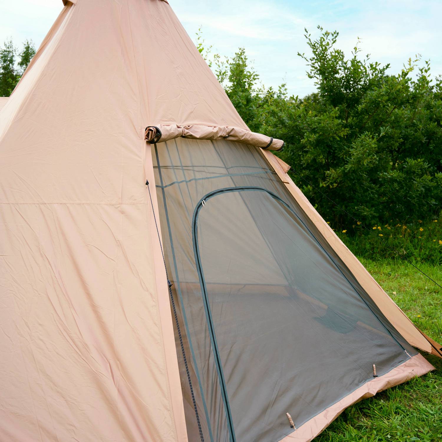 Glampingtält Comfort Graden Outfit Tipi